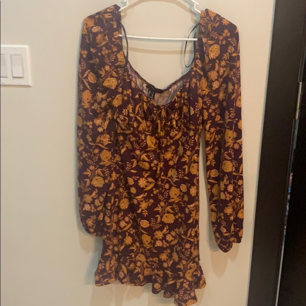 Flare off the shoulder dress